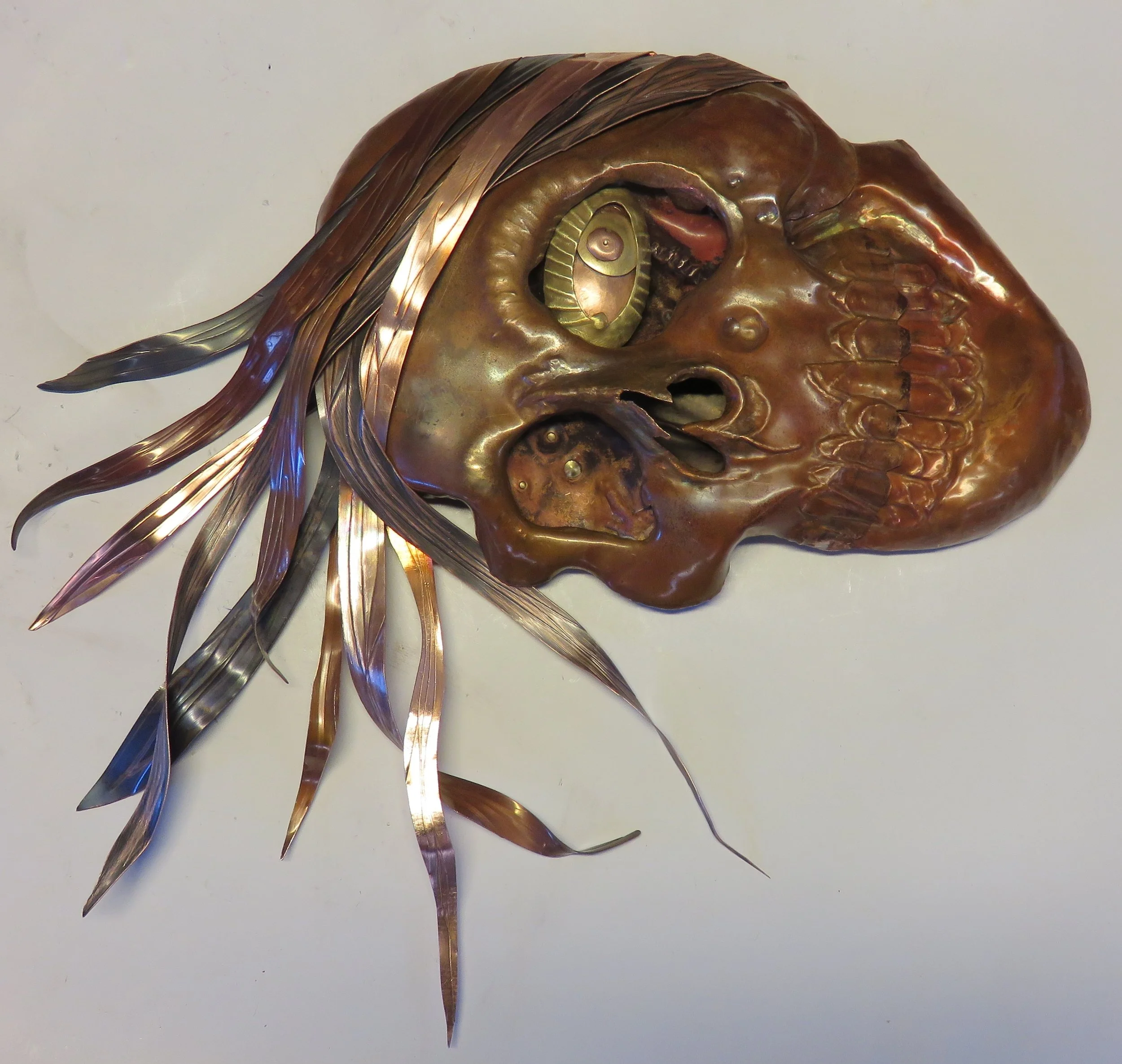 'Ode to Pushead #1  16"x15"x2"