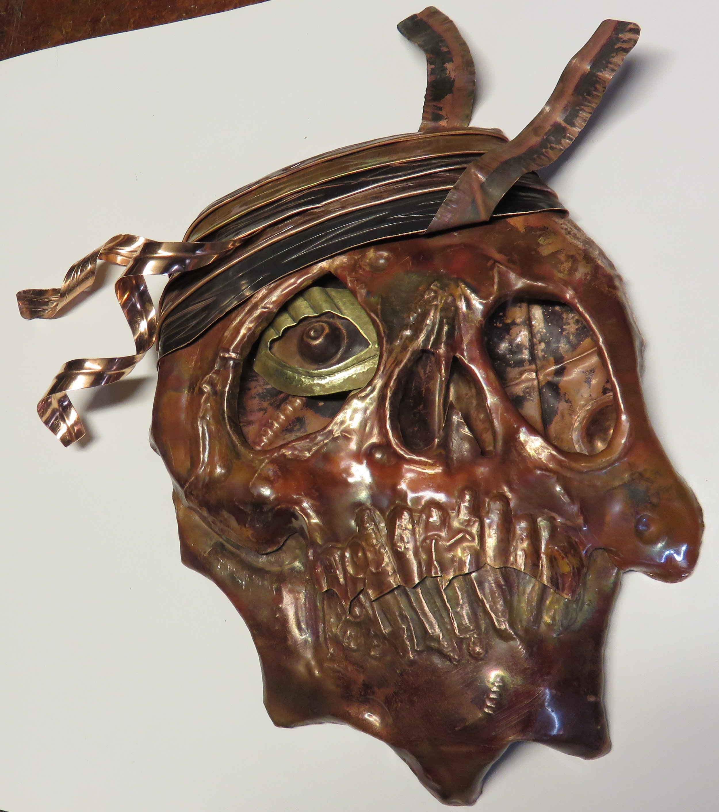 'Ode to Pushead #2  15"x14"x3"