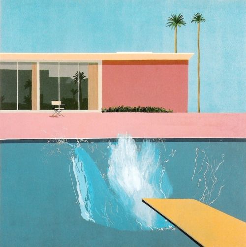 Swim Art: &#39;A Bigger Splash&#39; by David Hockney — Dunked in Public
