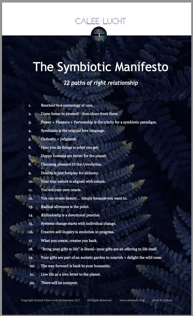 The Symbiotic Manifesto