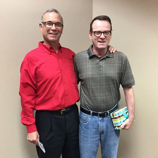 Rob Banister , Color Manager, received the CMC Group Company of Excellence Award from Al Caperna.