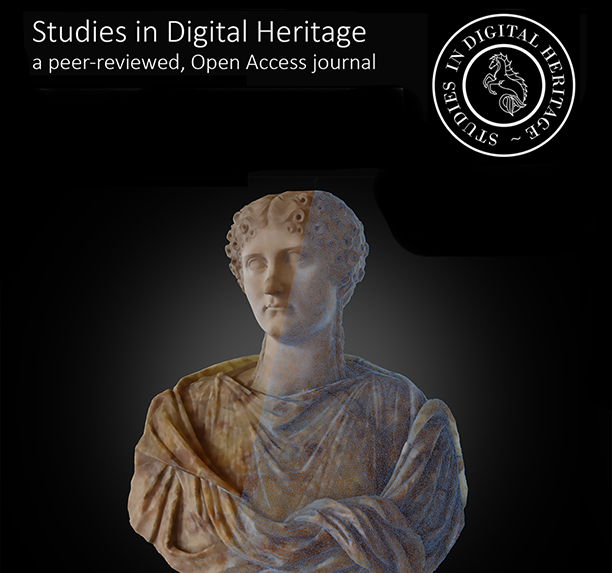Rendering by Dennis Hill (Indiana University) showing the 3D model of a bust of Agrippina Minor in the Uffizi Gallery (inventory nr. 115; Italian marble; Ht: 0.58 m). The rendering combines a shadeless and wireframe view of the model. The model was created by the Indiana University Virtual World Heritage Laboratory as part of its 3D digitization project undertaken in partnership with the Uffizi Gallery. See the interactive 3D model at: https://skfb.ly/OUrD
