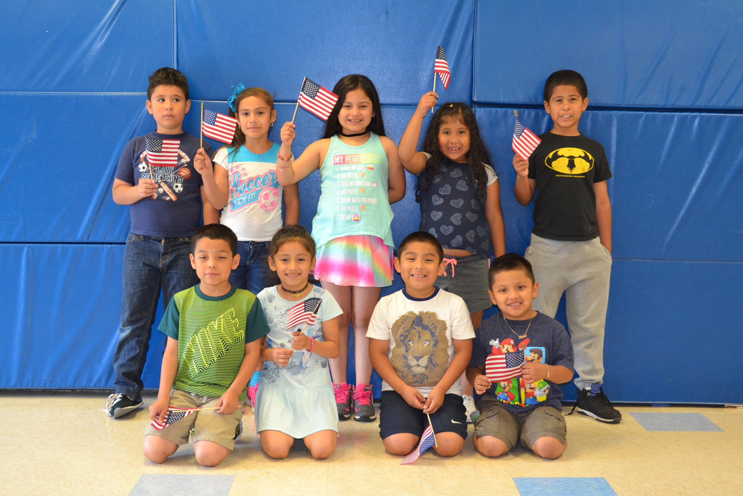Our School Age class getting into the 4th of July spirit at Anna House!
