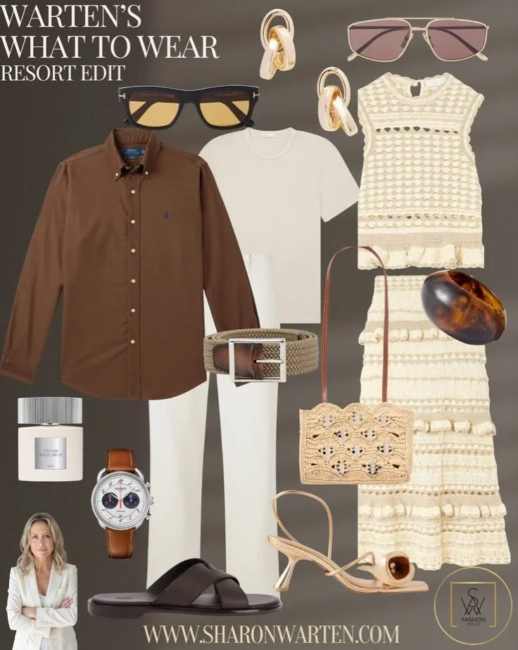 Resort style, properly executed. Neutral palettes. Breathable fabrics. Clean silhouettes.
You don&rsquo;t match. You align.
Because power couples don&rsquo;t vacation, they arrive. 
Shop your edit &rarr; 
https://shopmy.us/collections/4213067
#Timele