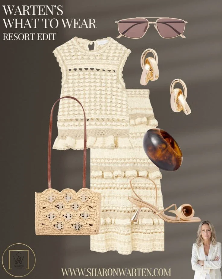 Resort Edit. Pack light, look composed. These are the pieces I rely on for warm-weather travel, resort stays, and relaxed destinations.&nbsp;&nbsp;&nbsp;
Simplified Living. 
Outfit Formulas That Always Work. 
Save Time. 
Look Polished. Repeat. 
Timel