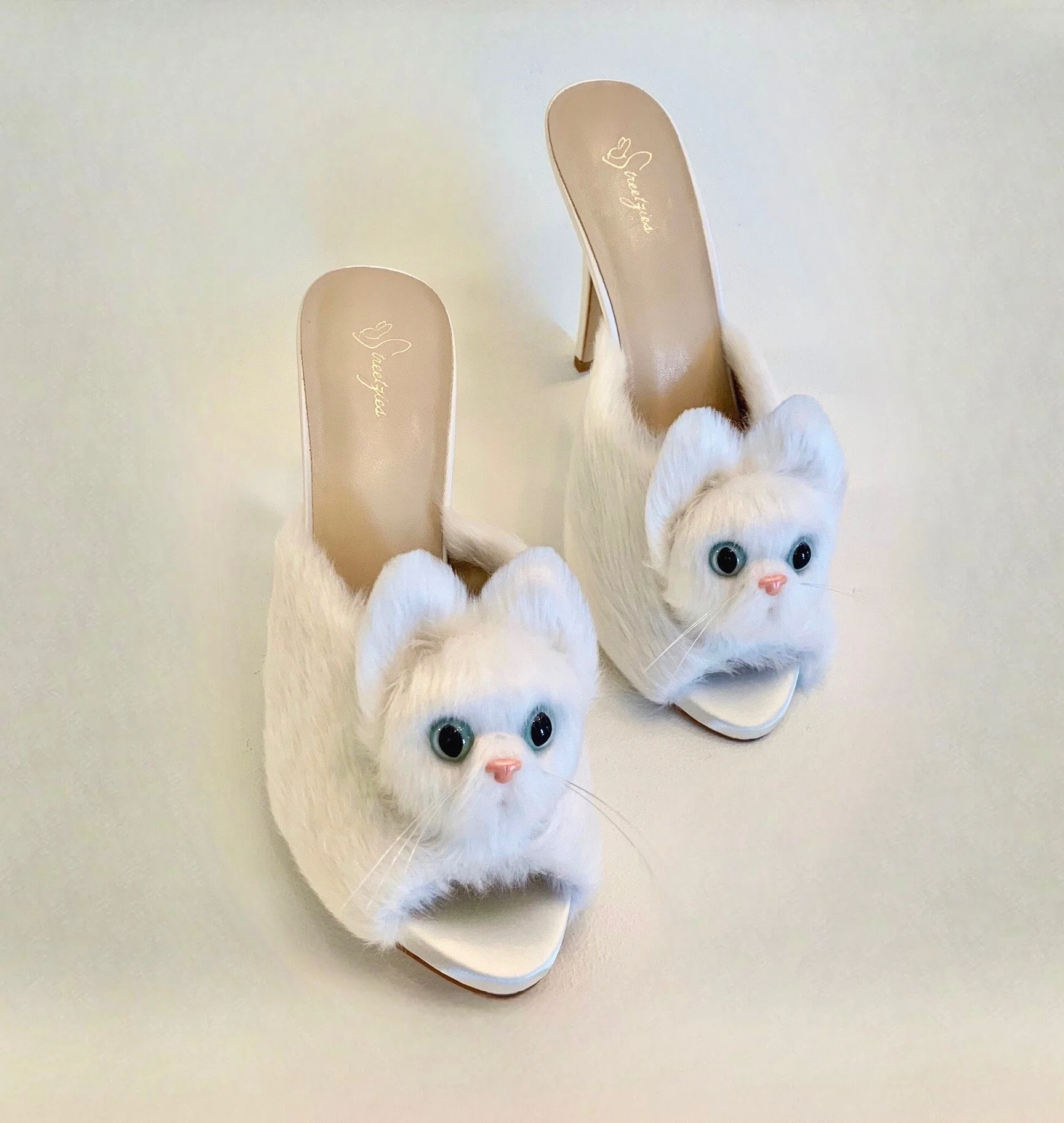 White Sateen Kitty Slippers.jpeg