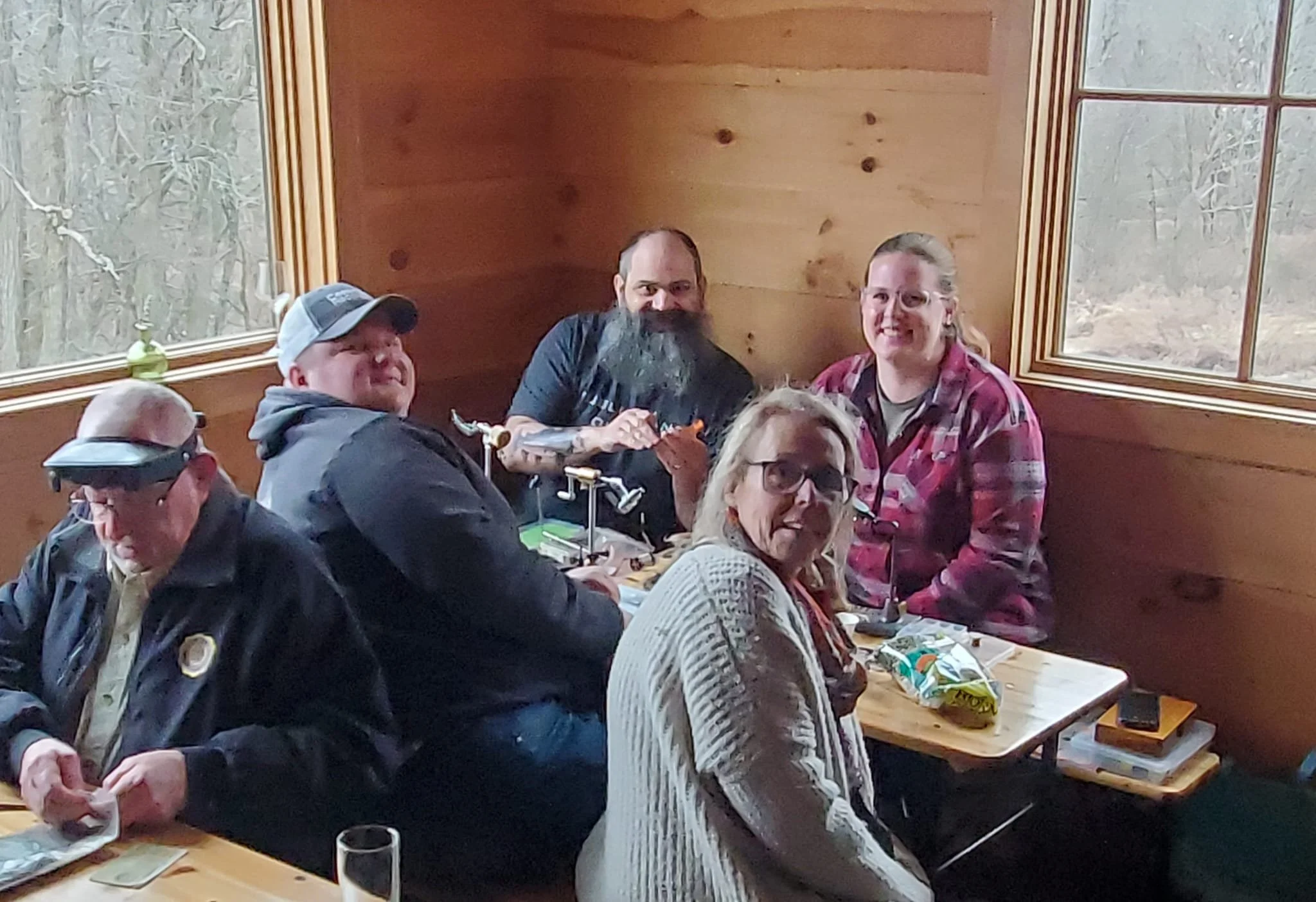 Fly Tying with MHTU at Plan Bee Farm Brewery, Poughkeepsie, NY
