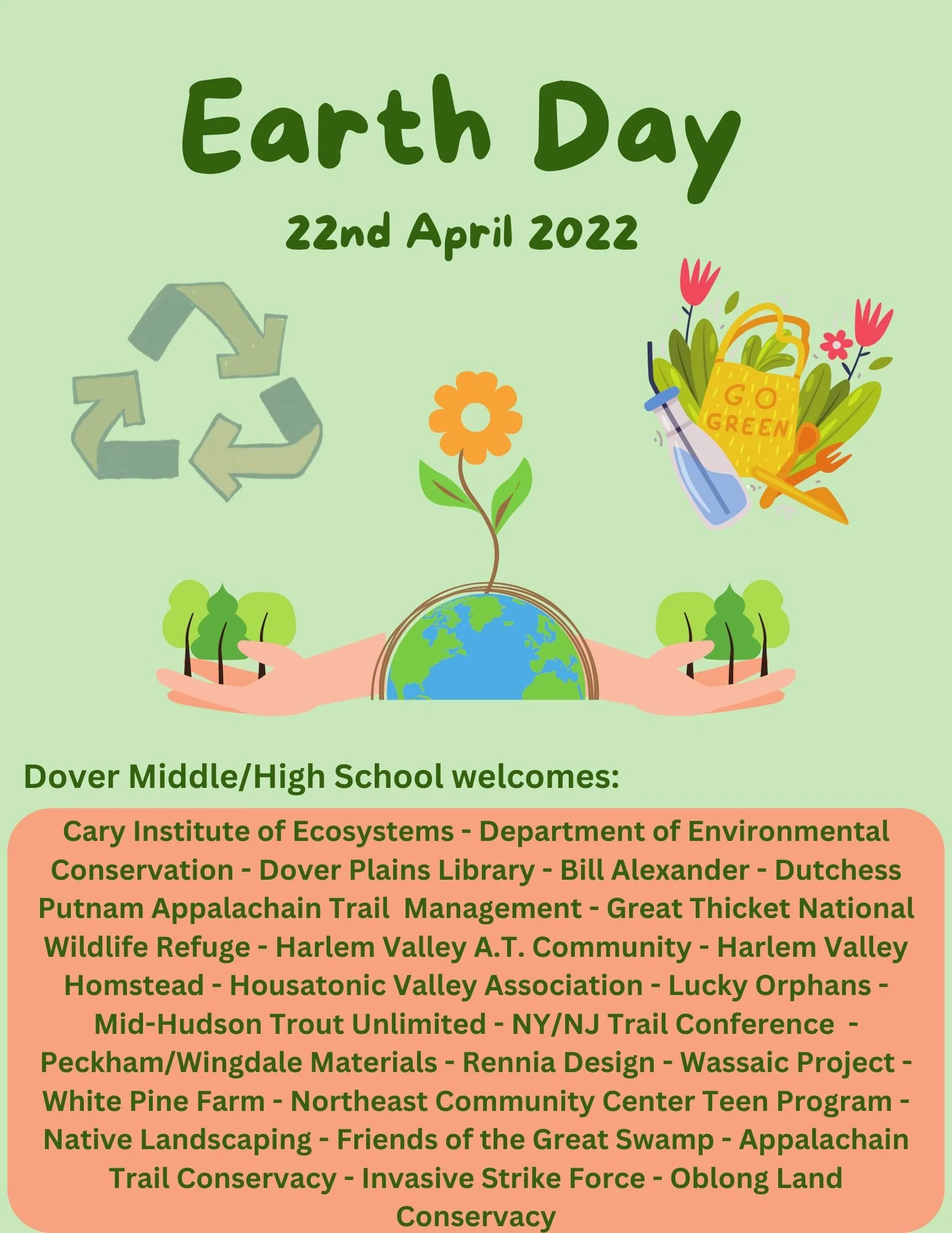 Earth Day Celebration at Dover High School
