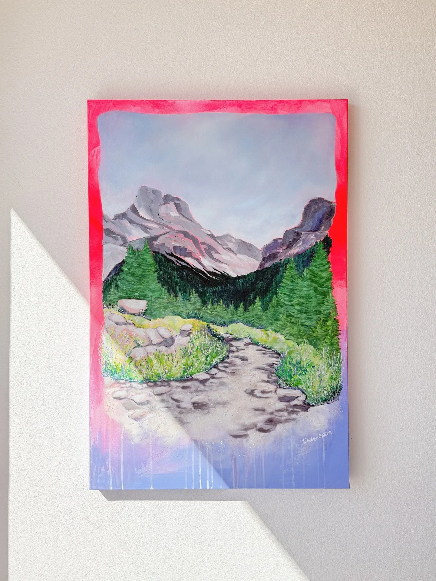 SOLD. 🤍 
&ldquo;Cascade&rdquo; 24x36 oil on canvas. 
(Prints will be available soon.)