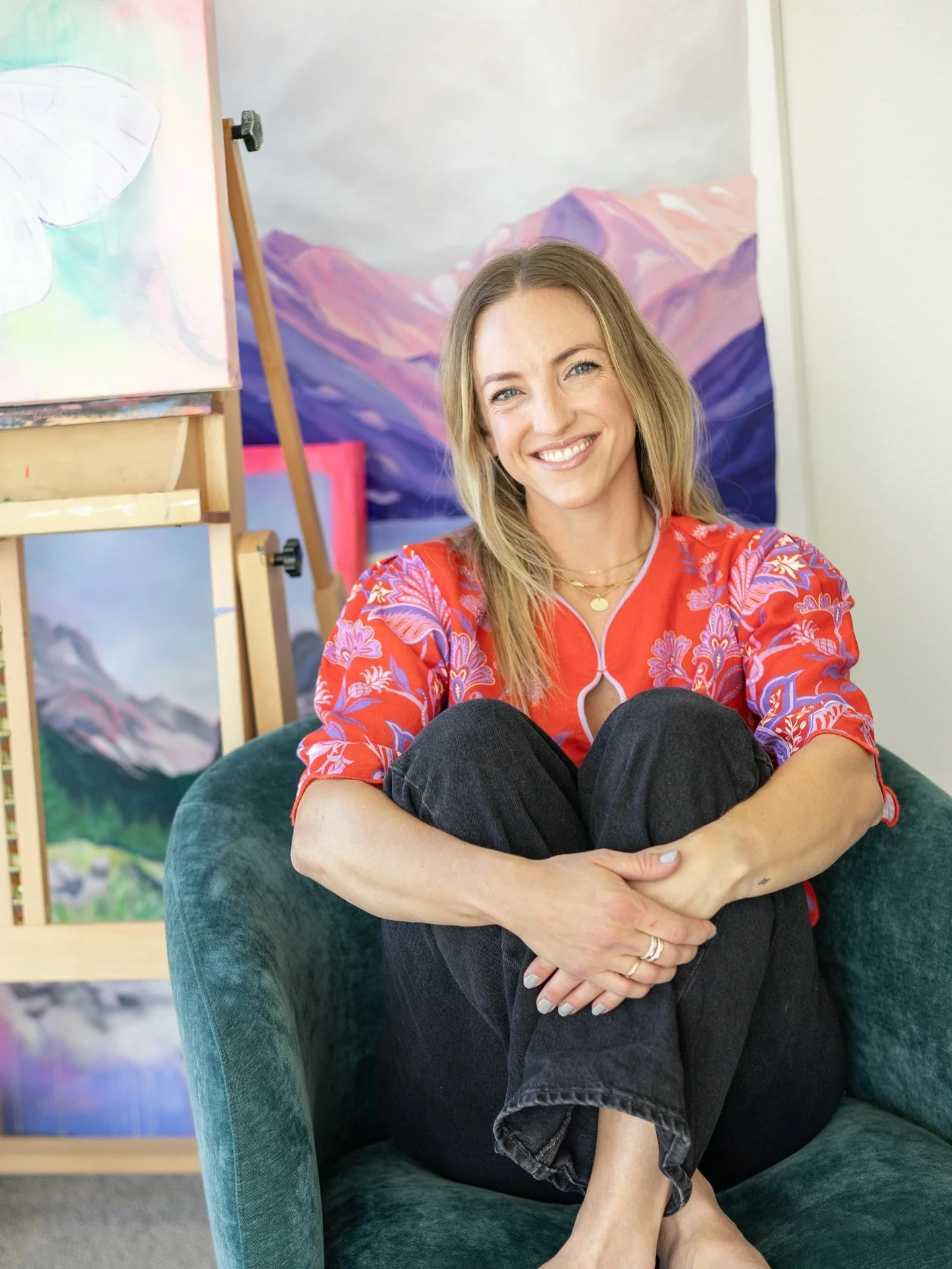 Hi! Thought I should formally introduce myself. I&rsquo;m Kathleen, a Denver-based artist.

My work is an exploration of light, presence, and the quiet beauty woven through everyday life. Working primarily in oil and watercolor, I paint mostly landsc