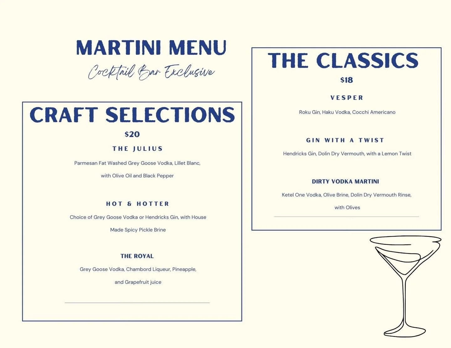 Dry January is officially behind us. 🍸
Come celebrate with our new martini menu&mdash;crafted just for the cocktail bar and available exclusively at the bar. Classic or creative, your seat is waiting.

#hotandhotfishclub #martini #bhambar