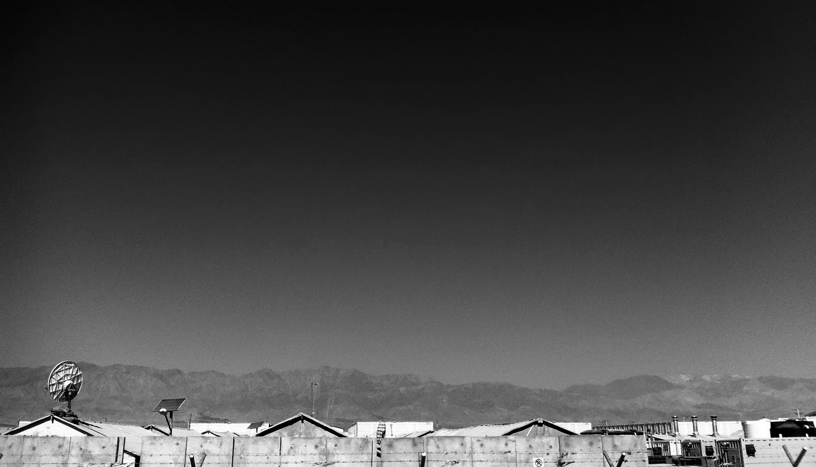 View of Hindu Kush mountains from Alan Davis’s tent.