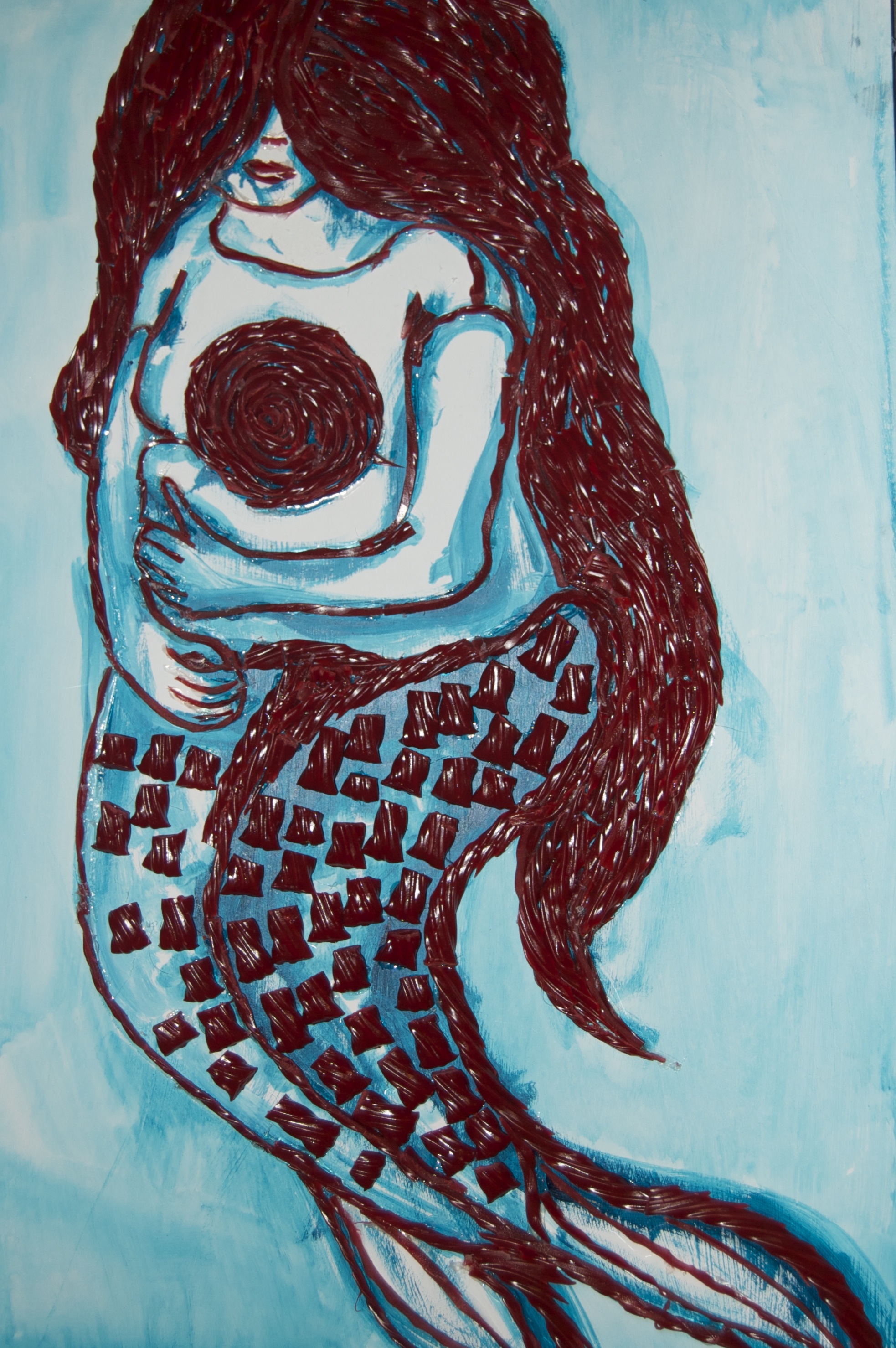 "Simbi," Walker Walls-Tarver, acrylic and Twizzlers