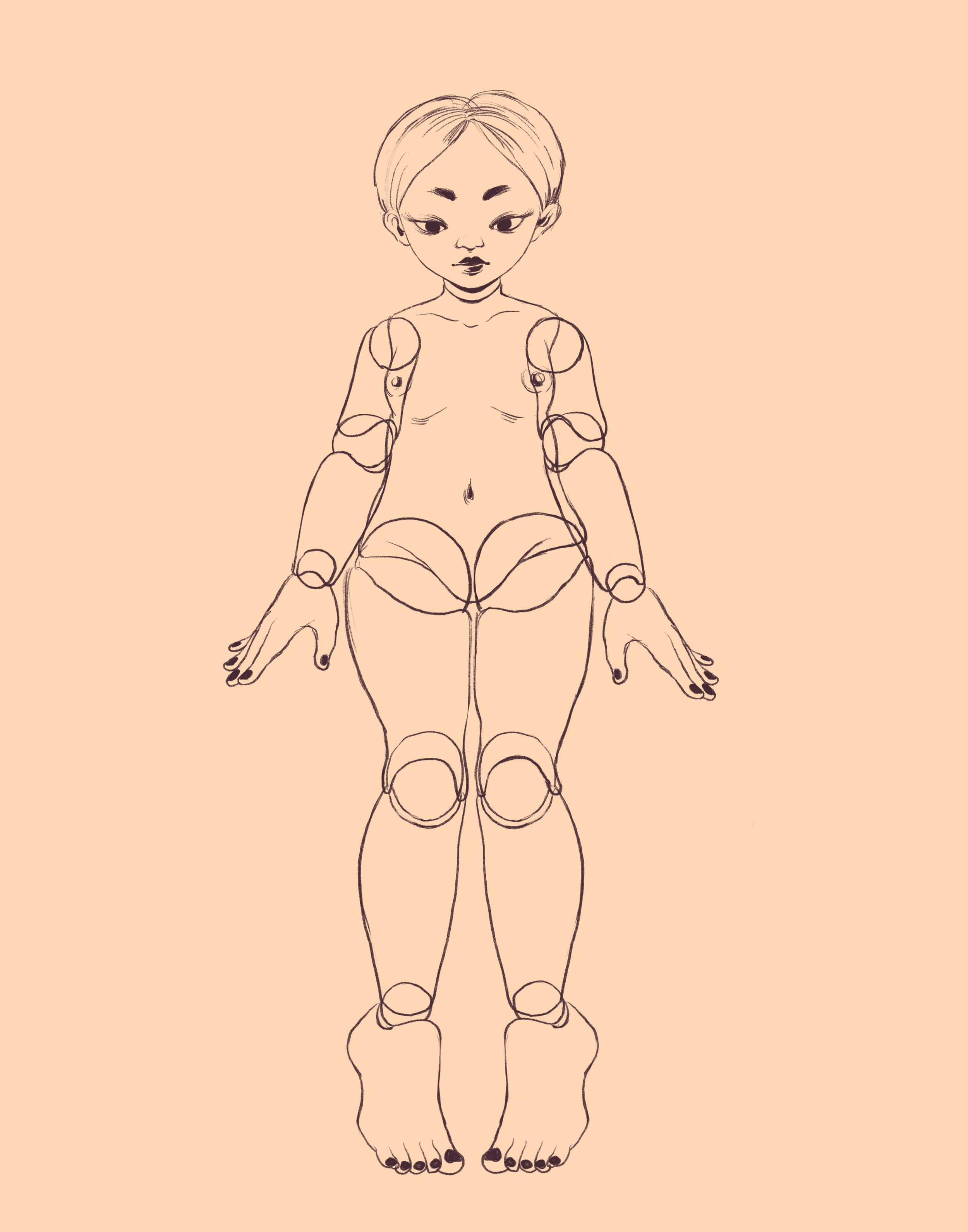 Doll Prototype Sketch