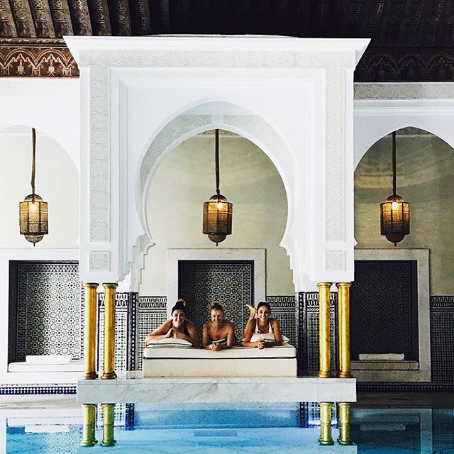 It's spa day Moroccan-style. Happy bday sissy❤️#tribecharms #startwithyourheart #girlstrip #bettertogether