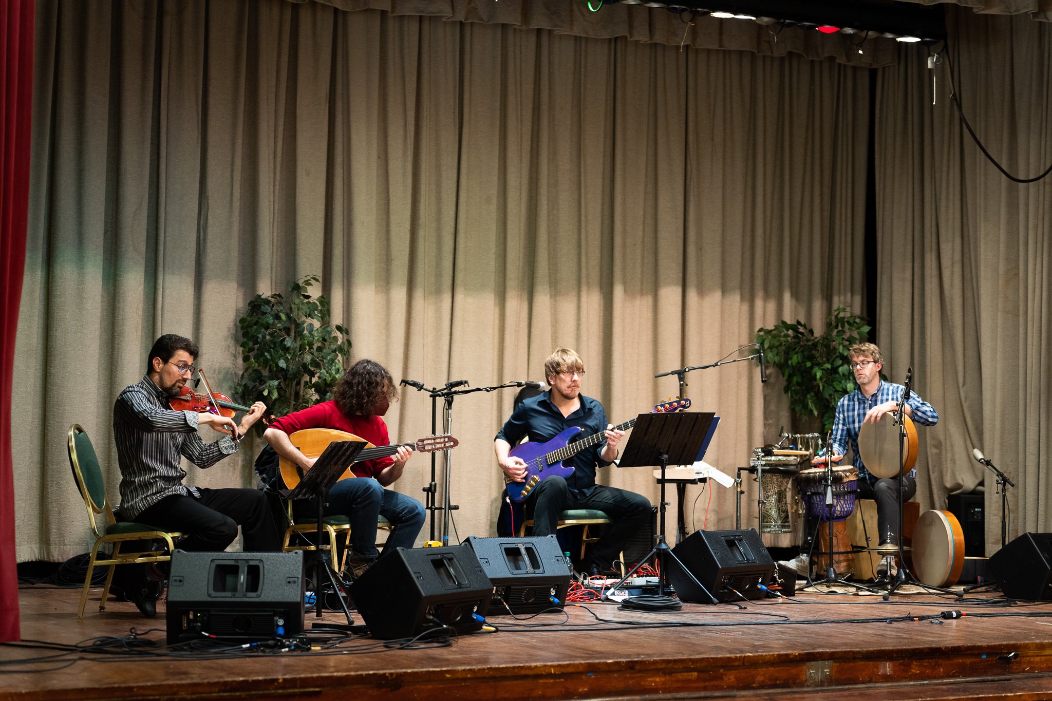 Dave Sharp Worlds Quartet performs at the International Institute