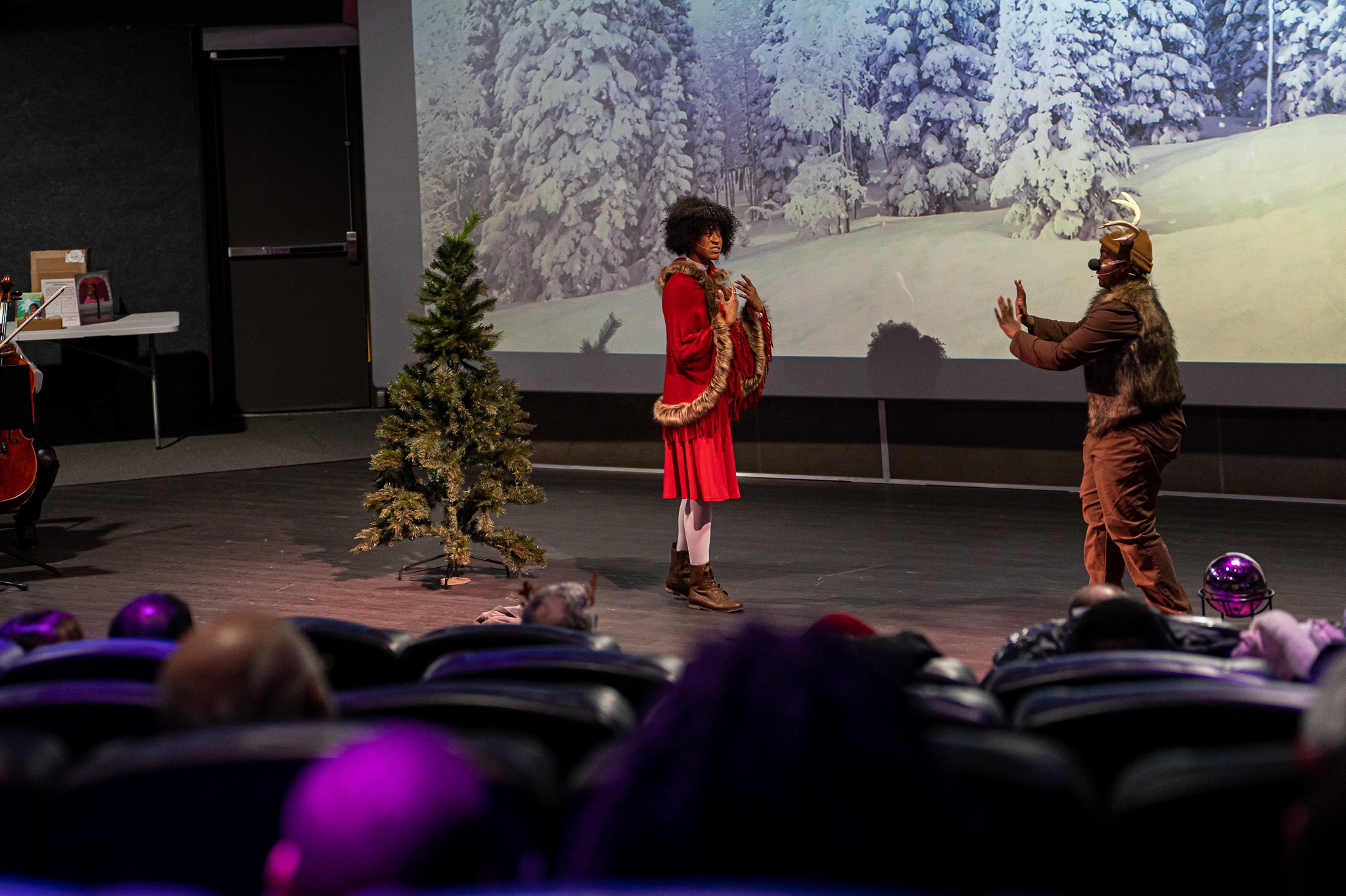 Black and Brown Theatre perform "The Snow Queen"