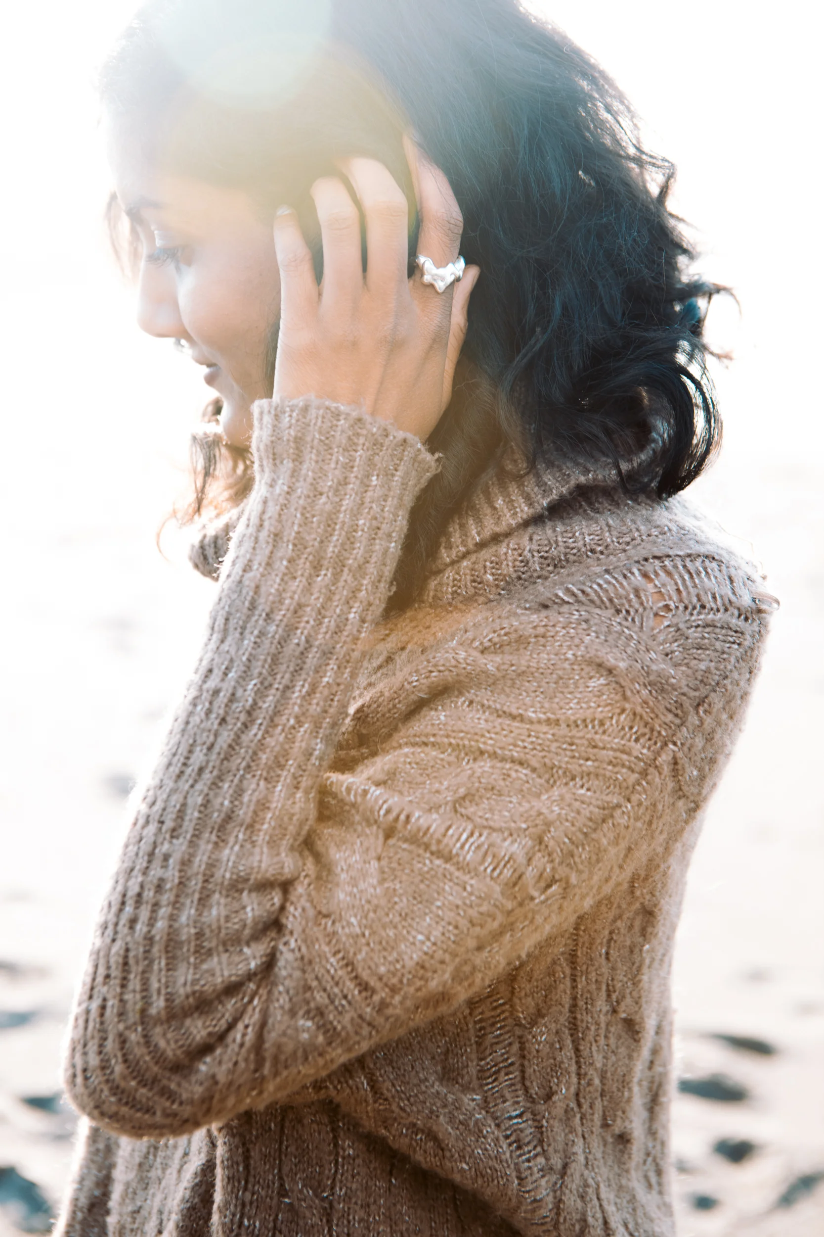 Shilpi wearing the OL Alex Ring
