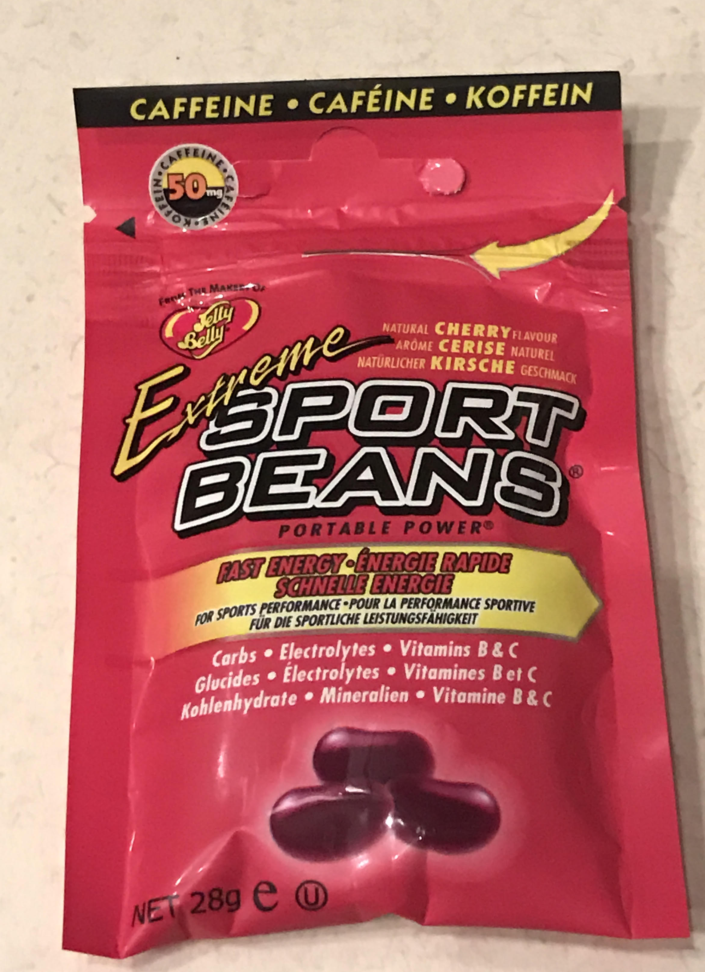 Very sweet, with a bitter aftertaste, but a good concentrated source of energy and caffeine on the go.