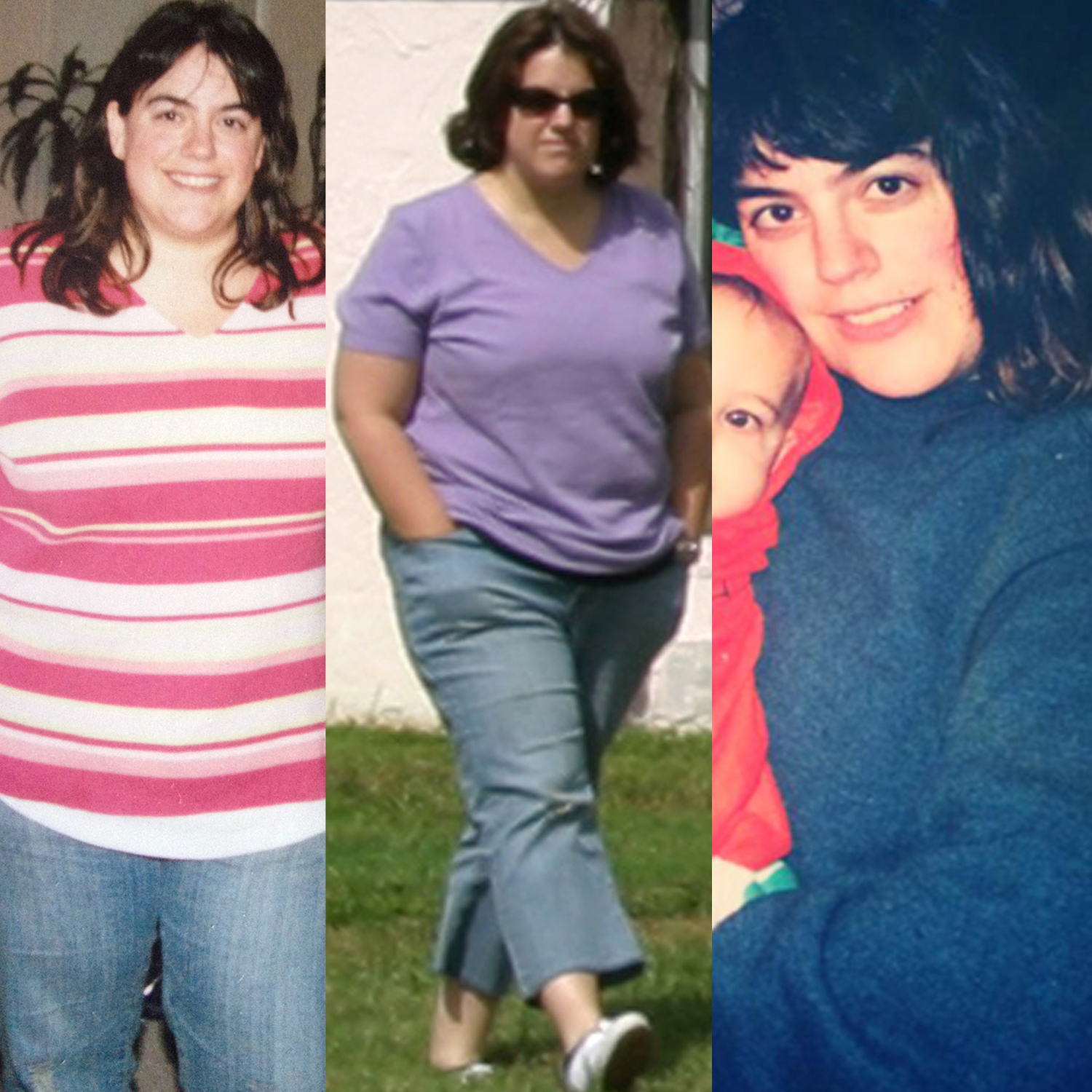 Me, at various stages of my adult life