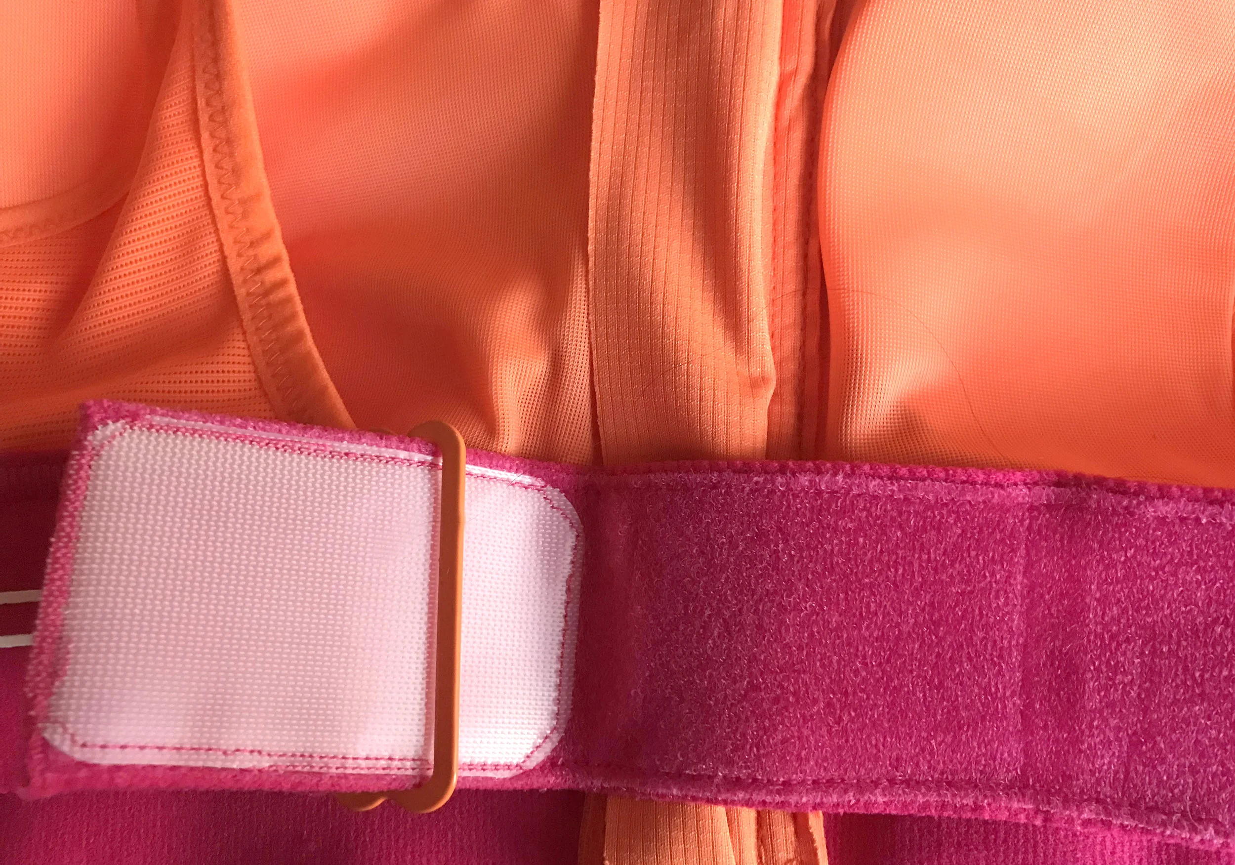 I can't lie. I'm skeptical of the velcro and its ability to last. I realize no bra should have a birthday.... but I am REALLY hoping this is quality velcro. I sweat a lot. This bad boy is gonna go thru many washings.