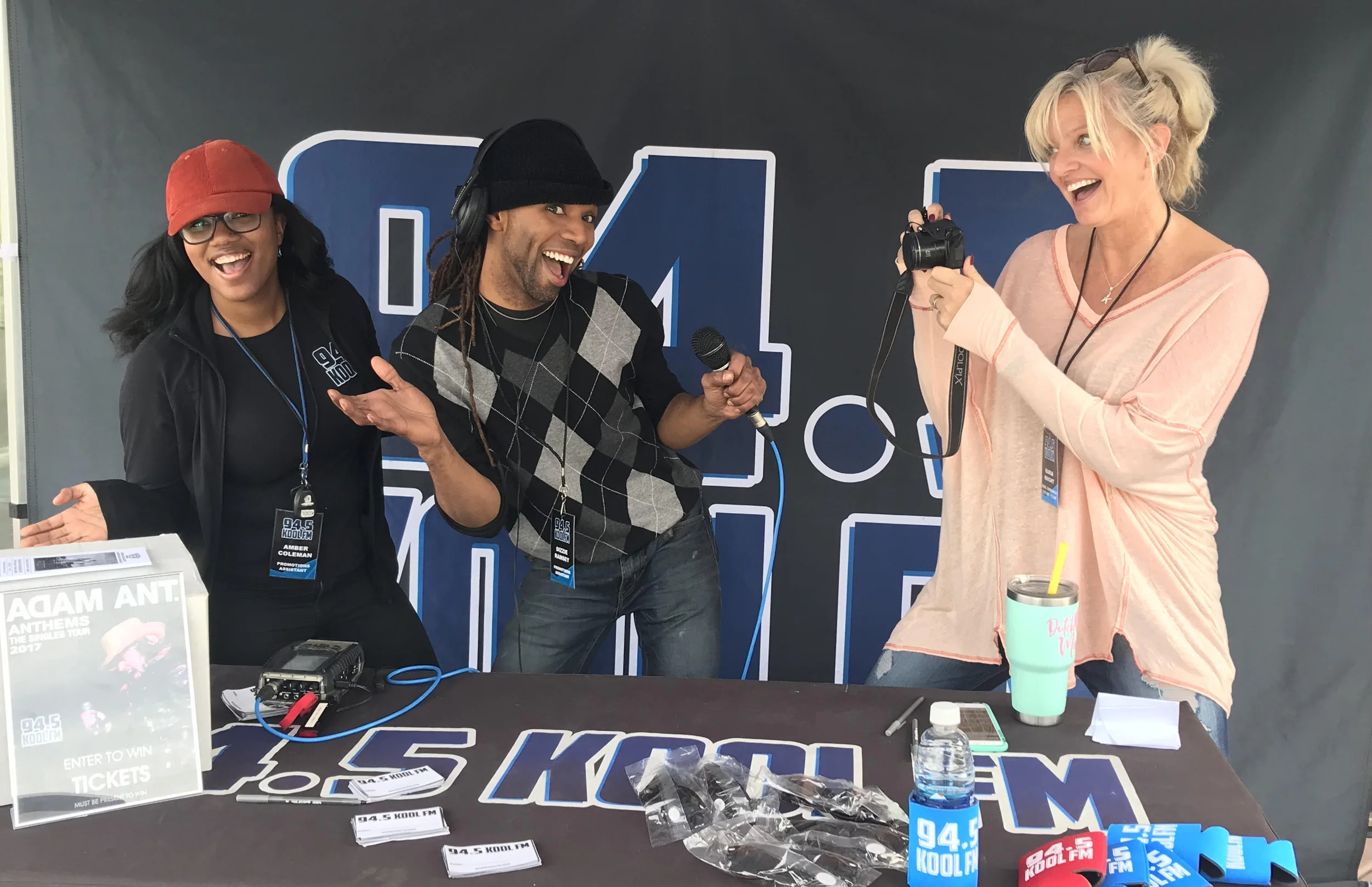 Maria and Dizzie even came to hang out, from 94.5 FM