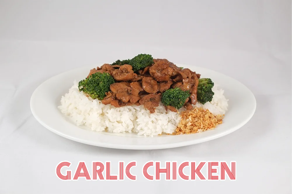   chicken sauteed with garlic sauce  