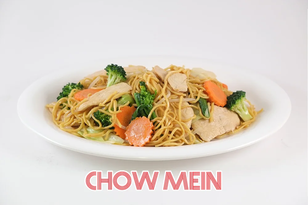   chicken, egg noodles, mixed vegetables  