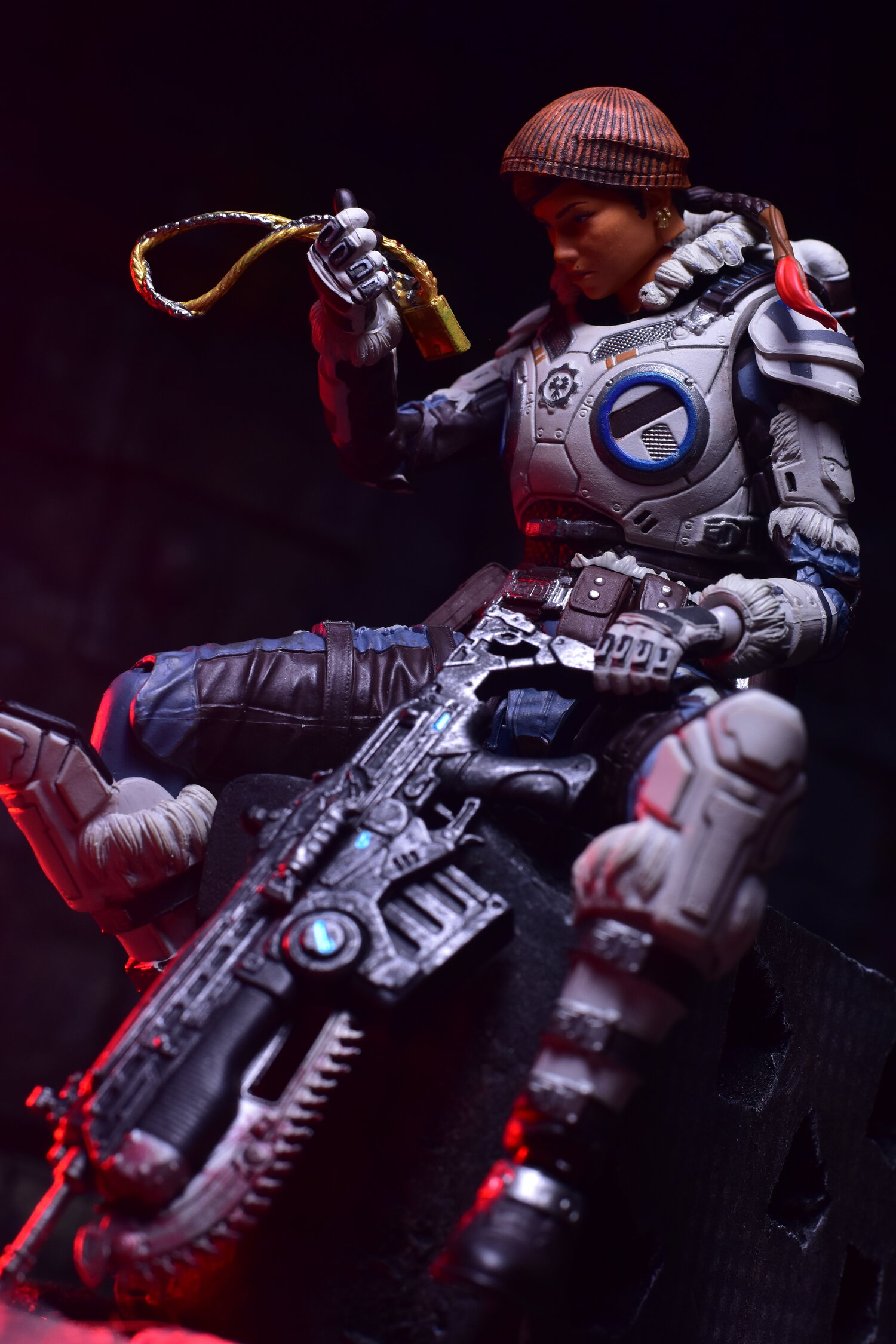 KAIT DIAZ ARCTIC ARMOR - GEARS OF WAR 5 Action Figure – Storm Collectibles