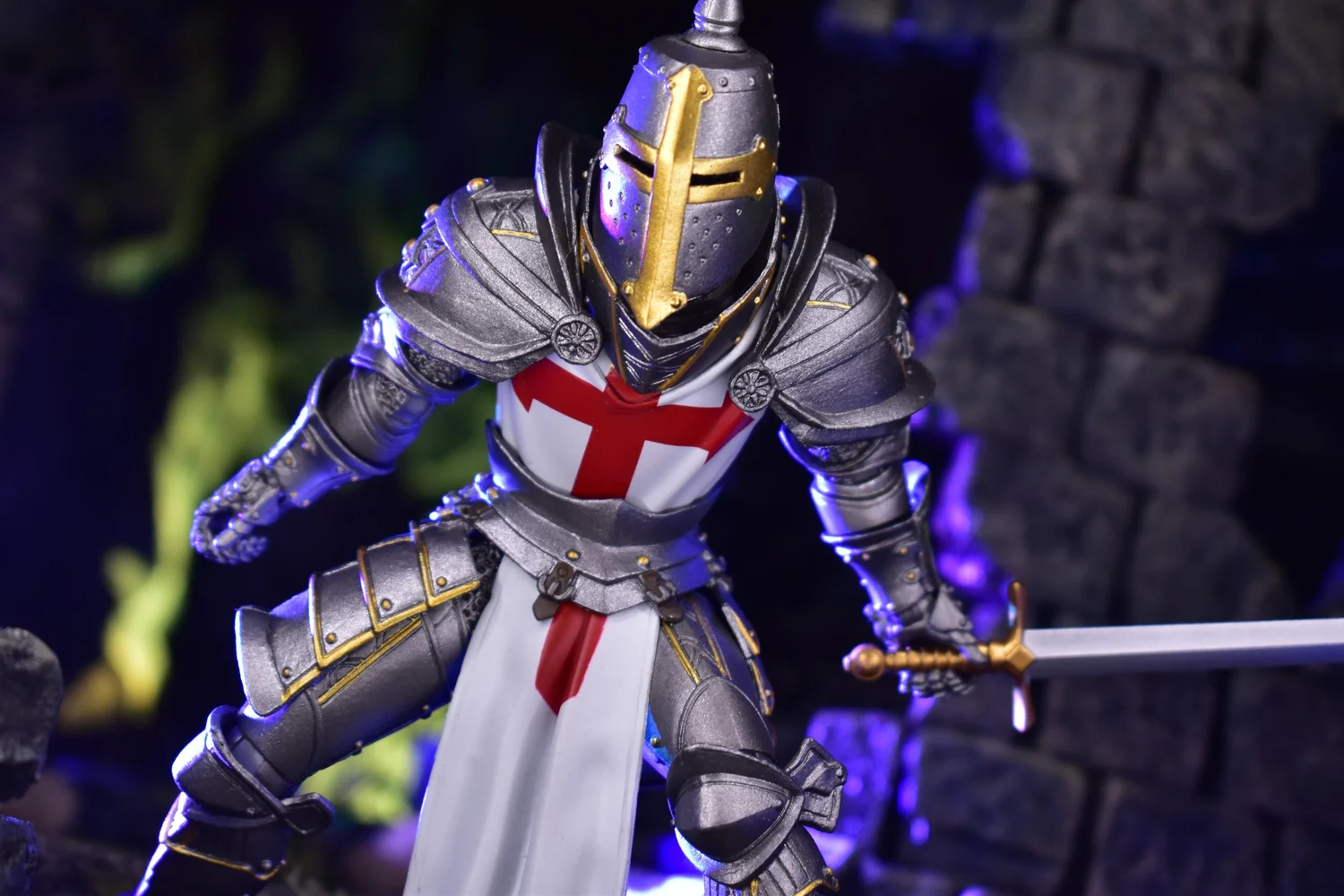 SF・ファンタジー・ホラー Mythic legions Templar Knight Mythic Legions COVENANT OF SHADOW TEMPLAR KNIGHT Figure Four