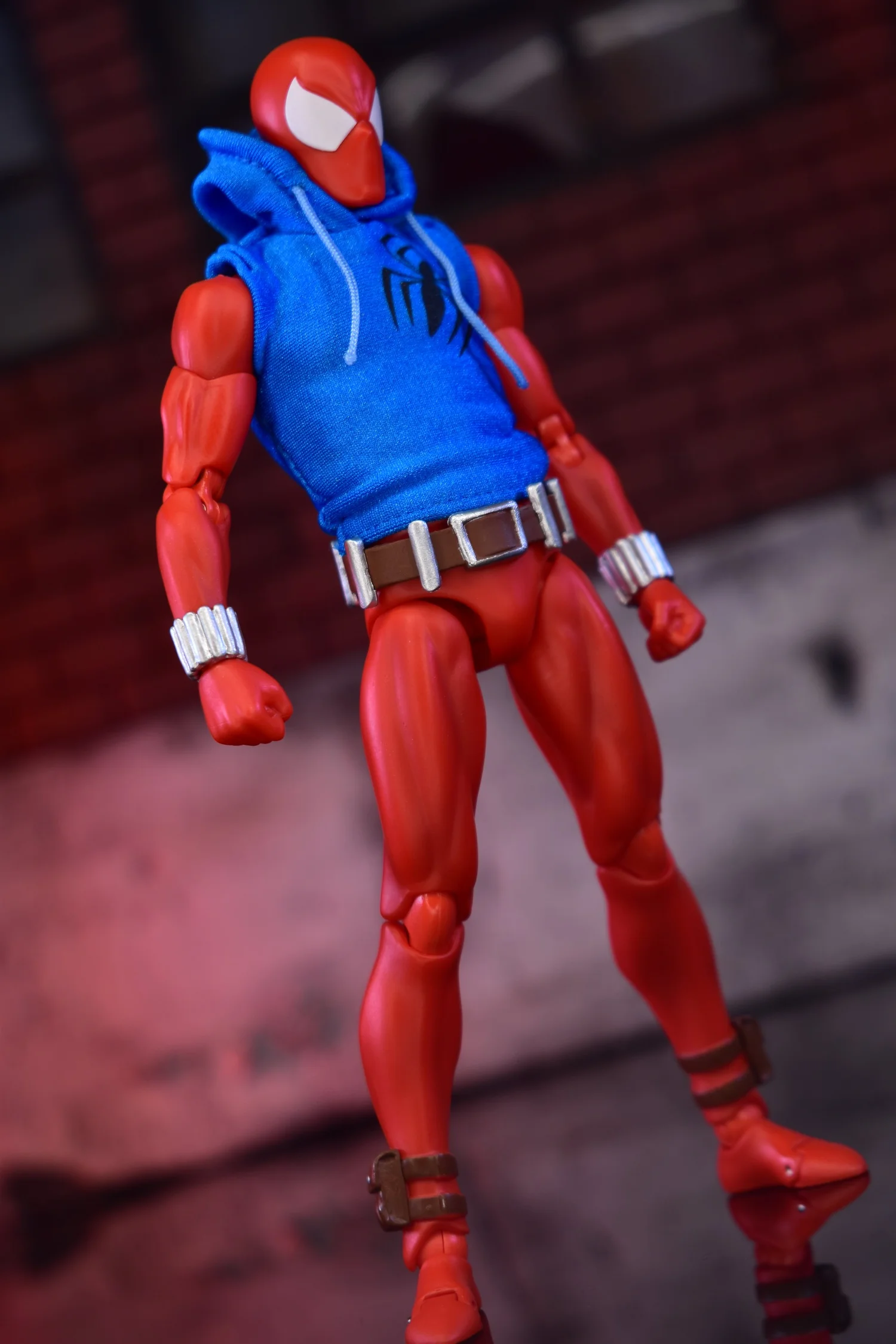 Medicom Mafex 186 Ben Reilly Scarlet Spider Comic Ver — D Amazing