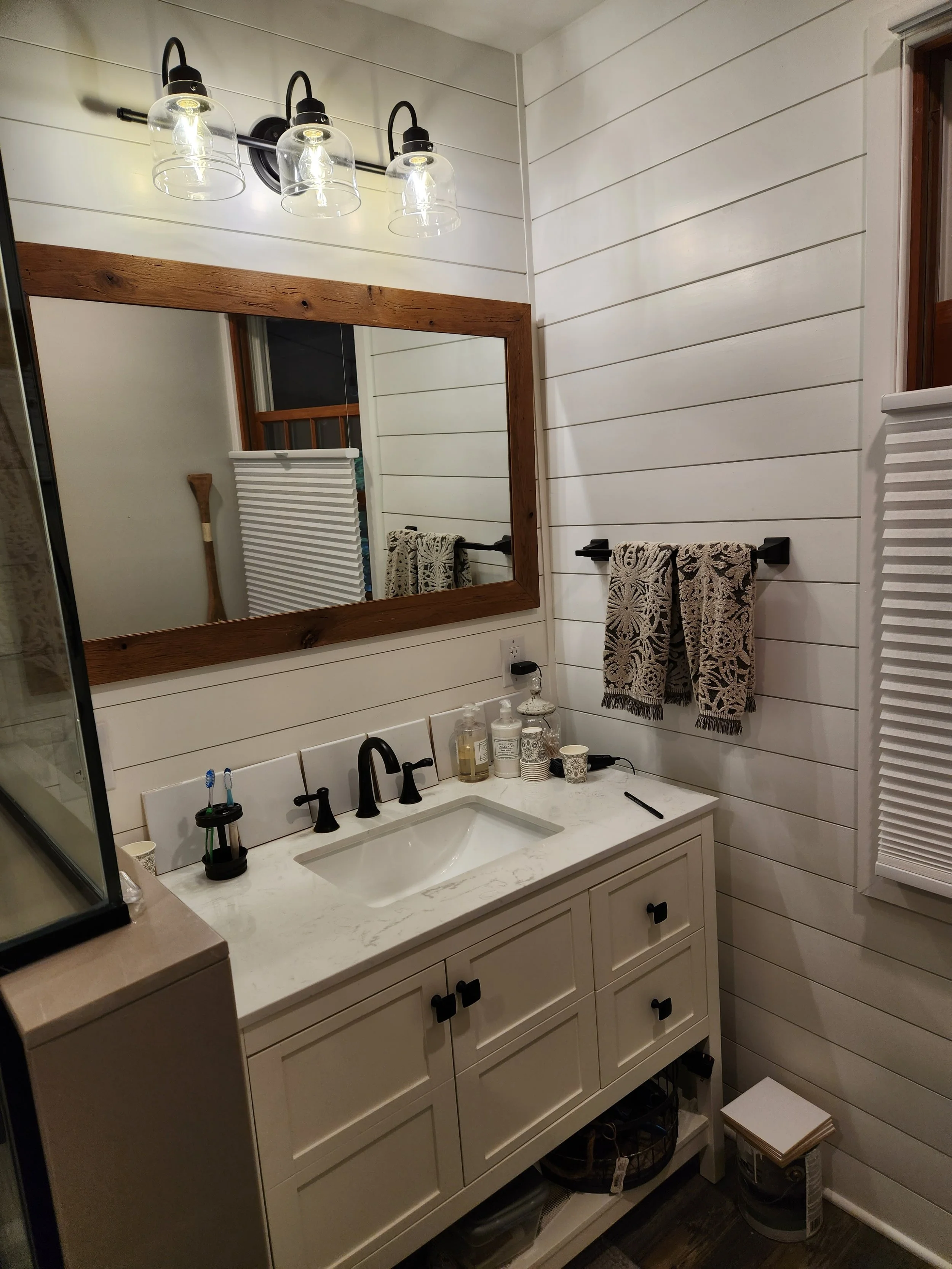 VANITY AND SHIPLAP