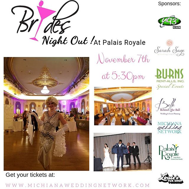 First 5 people to DM me gets 50% off their tickets! Ready set go!

The Brides Night Out is a great way to cross some things off the Wedding to do list, and have a blast doing it. Come experience and sample some of the best in the wedding biz!