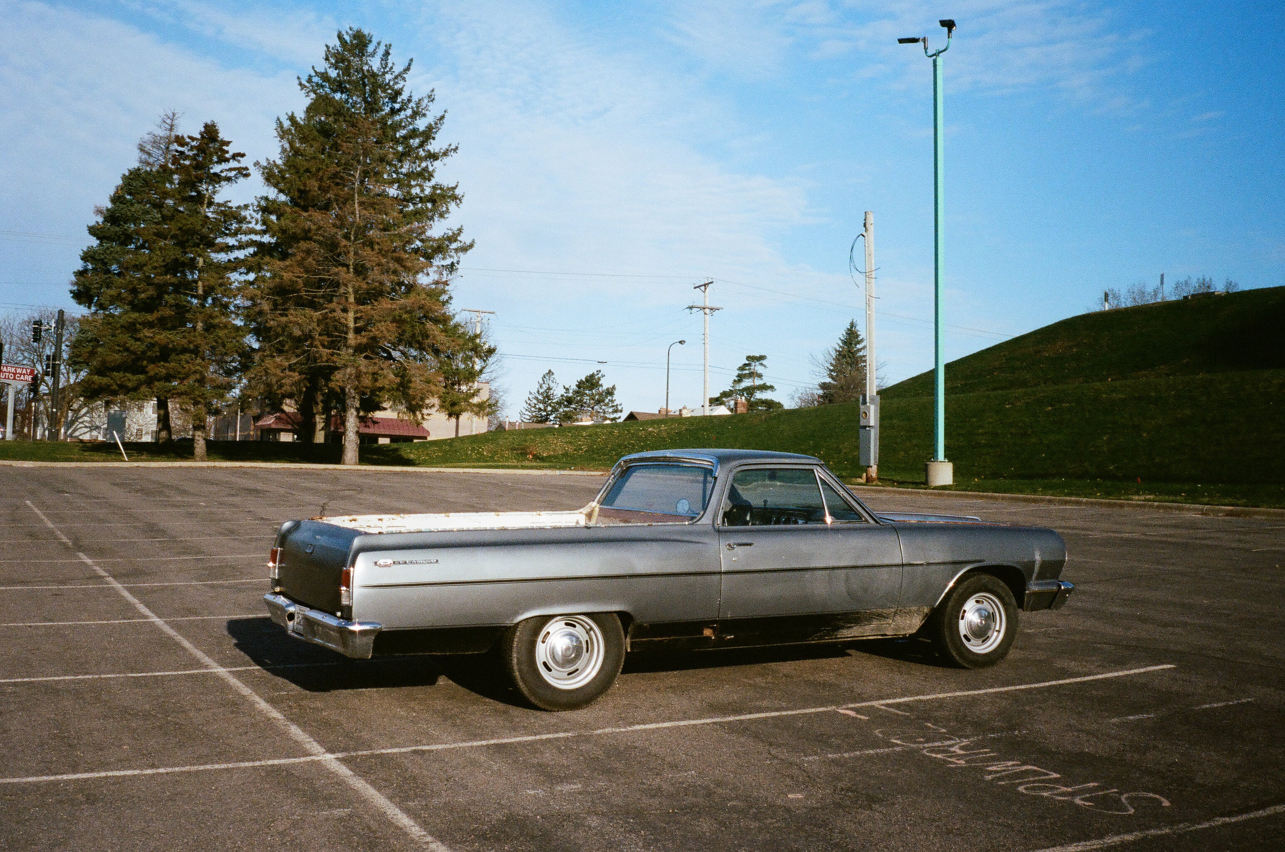 El Camino - shot with Olympus XA2 on Fuji Superia 400 film.