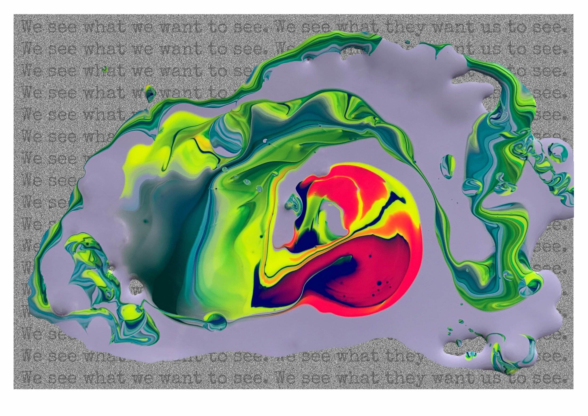 Confirmation Bias series: Not Got A Name Yet (TV noise grey edition)