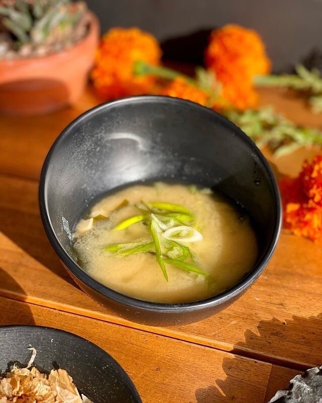 @taiwanbento ❤️MISO SOUP❤️⠀⠀⠀⠀⠀⠀⠀⠀⠀
Warm your tummy with our Organic Miso Soup cooked with kombu broth, veggie broth, tofu, bonito and seaweed!⠀⠀⠀⠀⠀⠀⠀⠀⠀
~⠀⠀⠀⠀⠀⠀⠀⠀⠀
It&rsquo;s getting a little chilly out, so be sure to order our miso soup to complemen