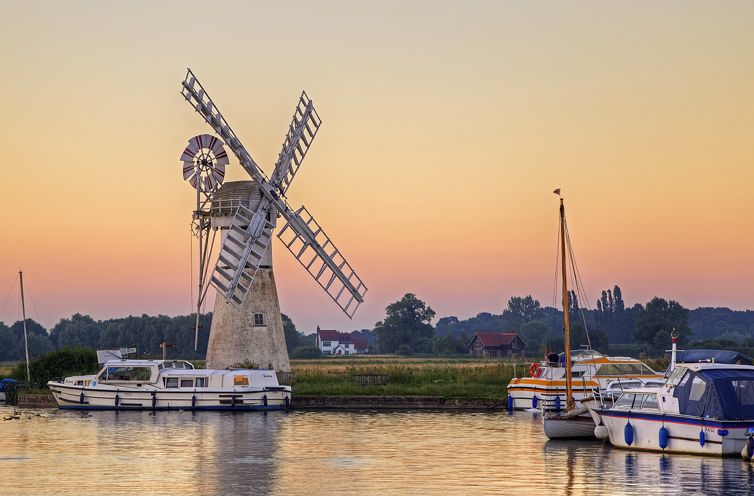 Thurne broads in Norfolk