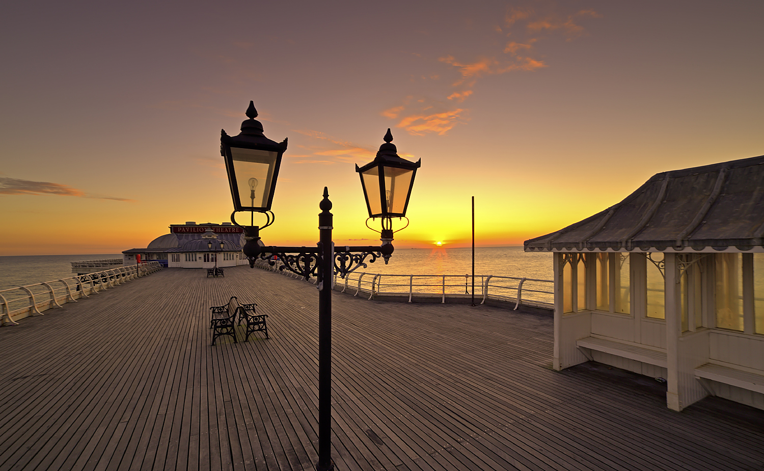 Sunrises across Cromer Pier