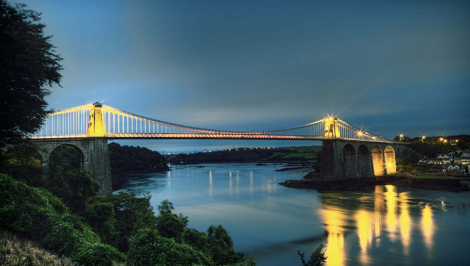 Menai at night