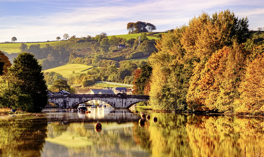 Brutus bridge in Totnes
