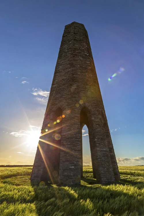 The Daymark with sunspots in Kingswear