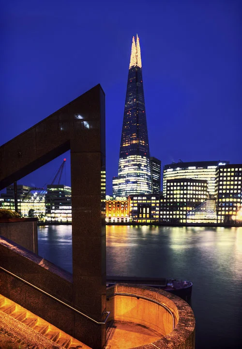 The stunning shard across the Thames in London