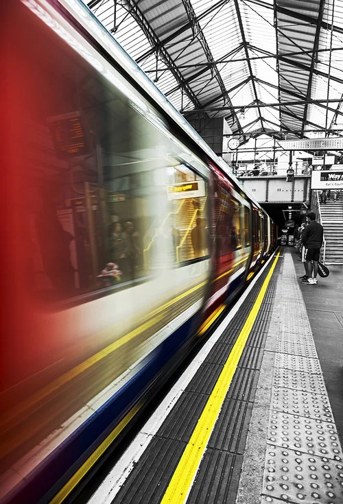 Daily commute on the London underground