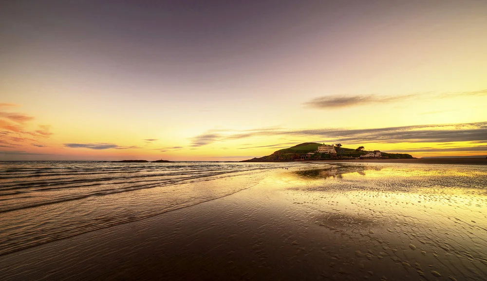 Bigbury and Burgh island in Devon