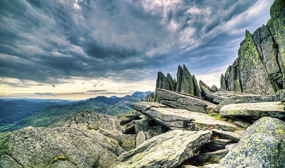 The Glyders on Snowdonia in Wales