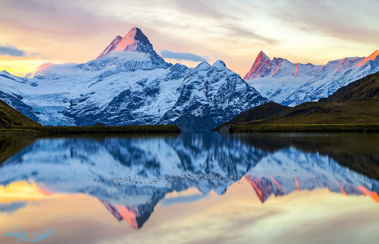 Lake Bachalpsee in Switzerland