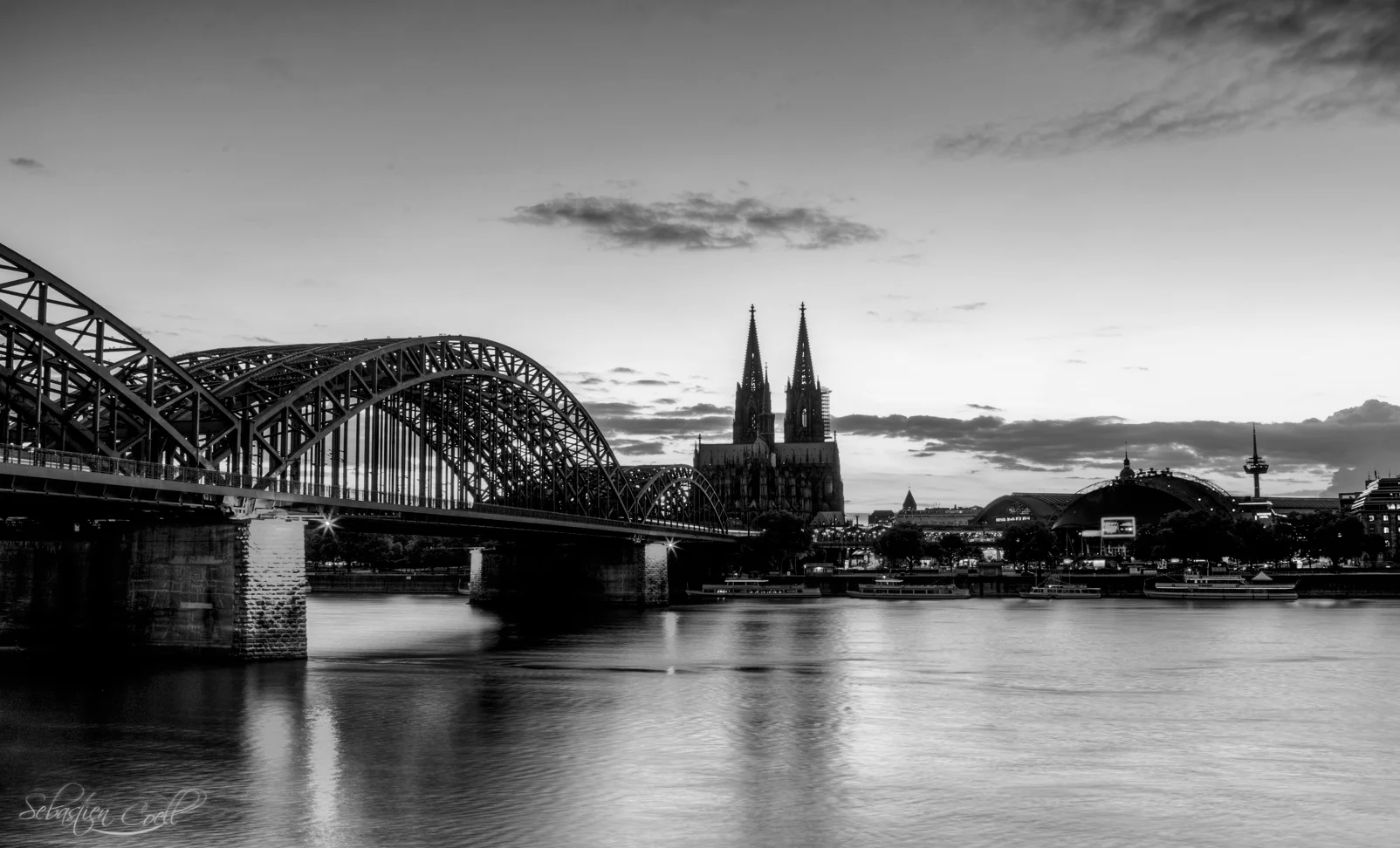 Germanys Cologne Cathedral and bridge