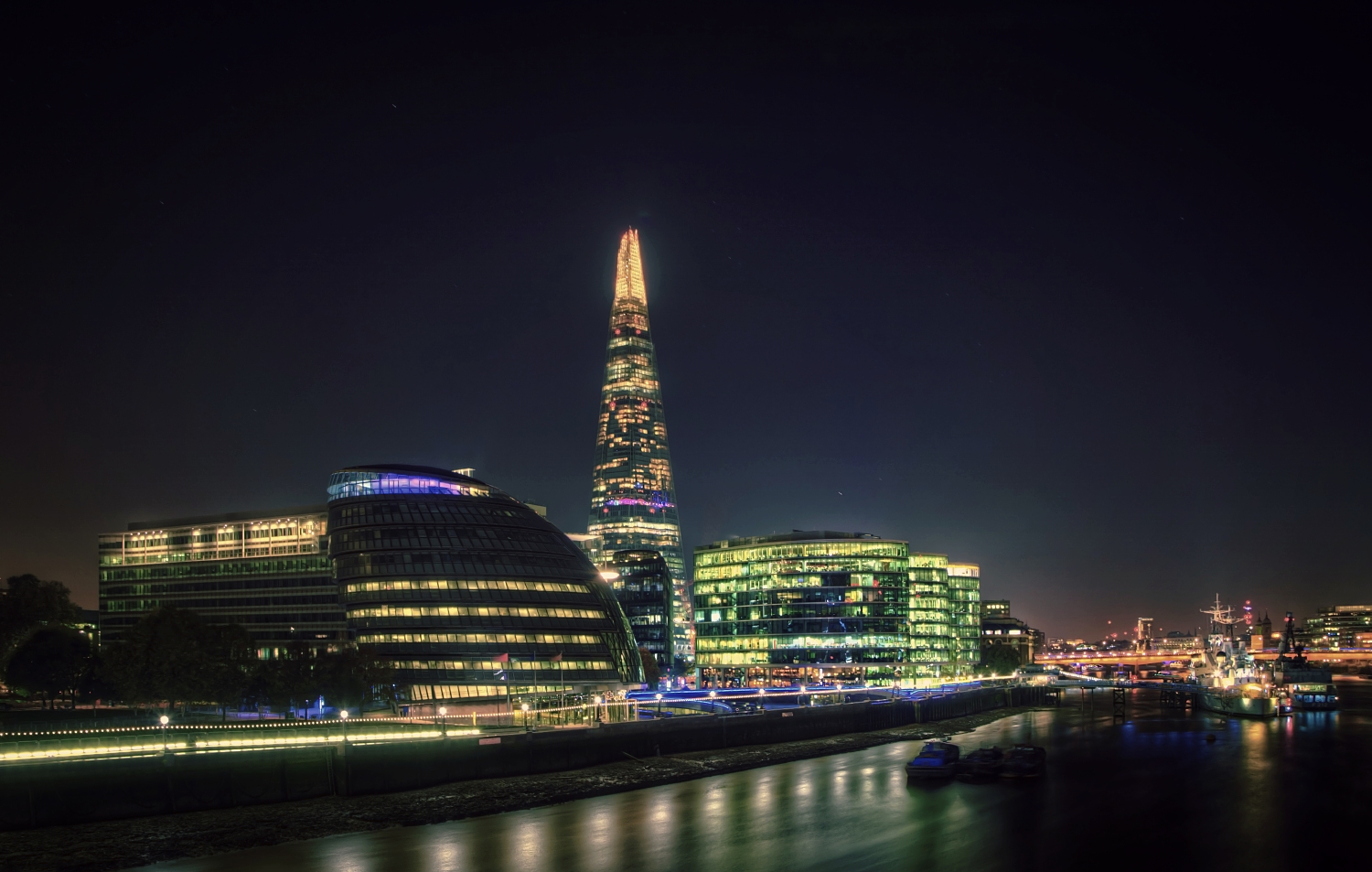 The Shard and London skyline