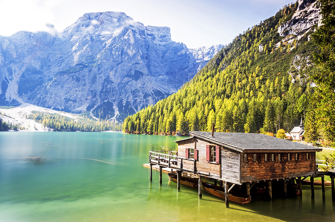 The boathouse at Lago di braies