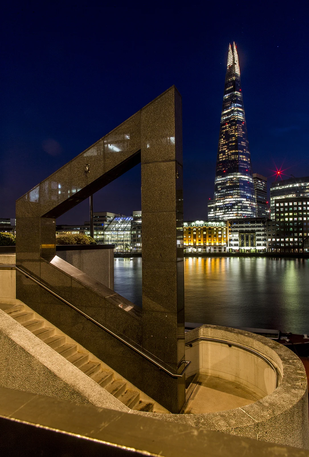 The stunning shard across Thames
